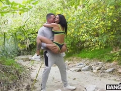 Leie, In den arsch, Grosser arsch, Blasen, Spermaladung, Latina, Rasiert, Schlucken