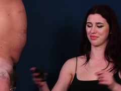 Braunhaarige, Cfnm, Schmuddelige sprache, Hd, Wichsen, Masturbation, Flotter dreier