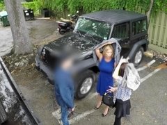 Hot milf got fucked in her car