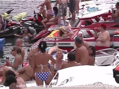 茶髪の, 大学生, 露出狂, 乱交, 裸, パーティ, ティーン, オッパイの