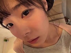 Amateur, Asiatique, Beauté, Sucer une bite, Japonaise, Petite femme, Adolescente, Toilettes