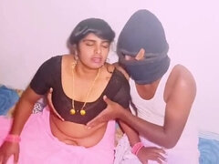 Hot Indian Stepmom in Saree Fucks Stepson with Big Dick - Telugu Dirty Talk