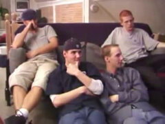 Blasen, Schwul, Gruppe, Handjob, Orgie
