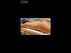 Playa, Fetiche, Desnudo, Tetas naturales, Coño, Adolescente, Voyeur, Esposa