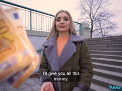 Blond, Pijpbeurt, Sperma in mond, Hondjeshouding, Kokhalzen, Buiten, Russisch, Geschoren