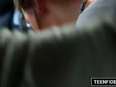 Amarrada, Corrida, Corridas, Rostro sentado, Hd, Adolescente, Trio, Apretado
