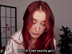 Leie, Fetisch, Französisch, Masturbation, Rotschopf