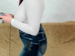 Nana, Gros seins, Plantureuse, Masturbation, Seins naturels, Rousse roux, Solo, Webcam