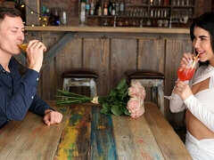 お尻, フェラチオ, バック, 彼女, 異人種間, 自然山雀, ペニス, ガリガリ