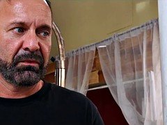 Chica, Rubia, Sexo duro, Lencería, Trio