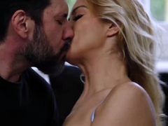 Blonde, Sucer une bite, Doigter, Hard, Hd, Léchez, Chatte, Nénés