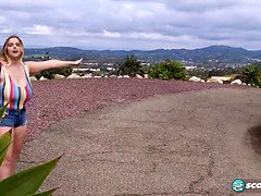 アナル, ぽっちゃり, デカパイ, フェラチオ, 巨乳な, ダブル開発, 三人, オッパイの