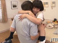 フェラチオ, イく瞬間, 日本人, 赤毛, ティーン, オッパイの