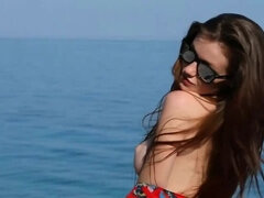 Gros seins, Hd, Lesbienne, De plein air