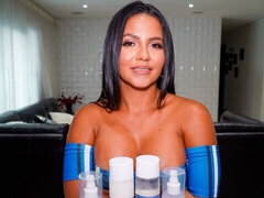 Schlafzimmer, Grosse titten, Blasen, Braunhaarige, Vollbusig, Hardcore, Latina, Milf