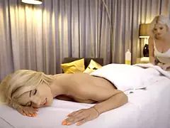 Missy Luv and Zazie Skymm: Steamy Lesbian Massage and Fingering