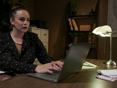 アナル, 緊縛, ボンデージ, 指いじり, 陵辱, レズビアン, オフィス, オマンコ