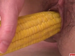 Anal, Asiatique, Nourriture, Hd, Insertion, Japonaise, Solo, Jouets