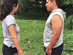 素人, カップル, カワイイ, ハードコア, ラティーナ, ハメ撮り, ラフ, スペイン人