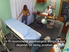Watch George Uhl's Valentines Day Romance with a cumshot and small tits on display at Fake Hospital!