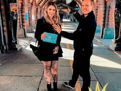 デカチン, ブロンド, 巨乳な, 自然山雀, ハメ撮り, ストッキング, タトゥー, オッパイの