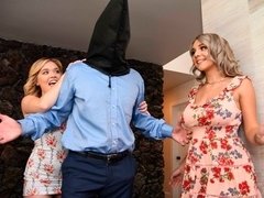 お尻, デカパイ, ブロンド, バック, 女 人男 人, 彼女, 剃毛, ティーン