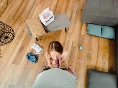 Amateur, Sucer une bite, Rousse roux, Adolescente, Nénés