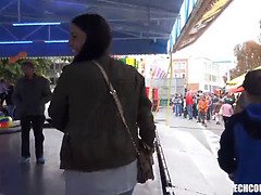 Threesome Sex on Public