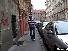 60 years old granny swallows big dick