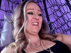 Barbie princess shows dominance and foot femdom on her spycam fan