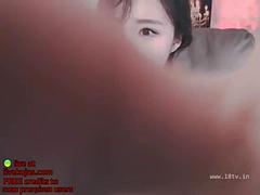 Asiático, Chica, Bikini, Japonés, Coreano, Masturbación, Solo, Tetas