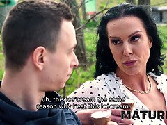 American, Brunette, Cougar, Hd, Mature, Seduced