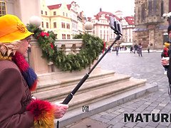 Insatiable Insomniac, the insatiable mature, goes wild in HD porn with her big tits & hairy pussy