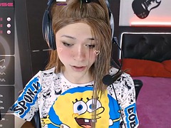 Sexy femboy is getting ready for you
