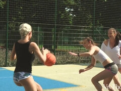 彼女, レズビアン, 乳首, オーガズム, オマンコ, 剃毛, いじめ, ティーン