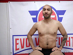 黒人, ヌード, オッパイの, レスリング