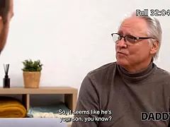Megan Love and Eric J. watch their stepdaddy get naughty with their kleptomaniac stepdaughter