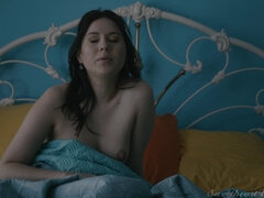 69, Cul, Chambre à dormir, Gros cul, Brunette brune, Attrapée, Embrassement, Seins naturels