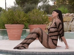 Brunette brune, Plantureuse, Hard, Léchez, Masturbation, Actrice du porno, Serré, Jouets