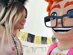 Ringing in the New Year with Nicole Nichols Shaved Pussy on My Big Dick!