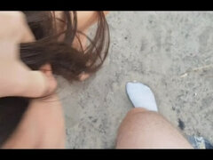Amateur, Coche, Engañando, Desnudo, Al aire libre, Público, Sexo fuerte, Adolescente
