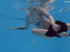 Amateur, Ass, Babes, Ex girlfriend, Female, Natural tits, Tattoo, Underwater