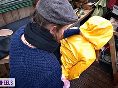 Botas, Británico, Atrapados, Sexo duro, Masturbación, Al aire libre