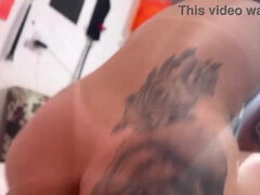 Lewd guy visits my place, sneakily removes condom and bangs me from behind (Smutty stud)