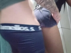 Anal, Salle de bains, Attrapée, Mignonne, Indienne, Interracial, Branler, Soeurs