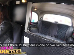 Czech hot babes share a wet pussy in a smoking hot taxi ride