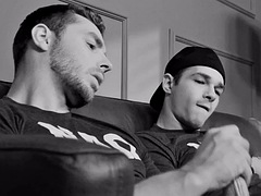 Hairy ass stud drills his boyfriends ass after being fucked bareback