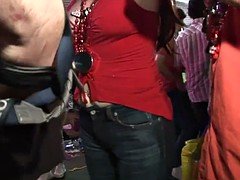 Amateur, Chica, Público, Tetas