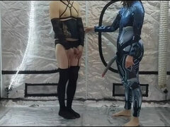 アメリカ人, アナル, ディルド, フェムドム, Hd, 淫乱熟女, 奴隷, ペニスバンド