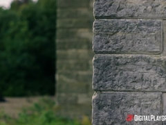 デカパイ, フェラチオ, バック, 指いじり, 手コキする, なめる, アウトドア, ピアス